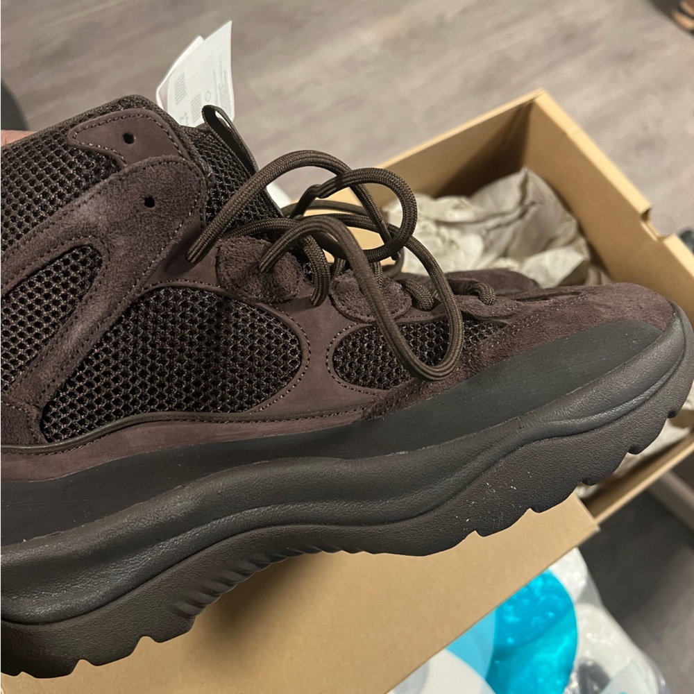 Brown Yeezy desert boots